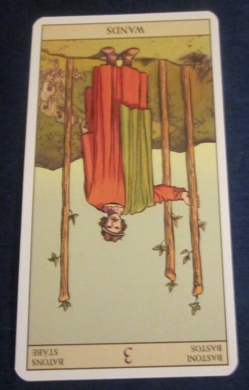 Everyday Tarot, 05/24/11: Want vs. Need /Inverted 3 of Wands