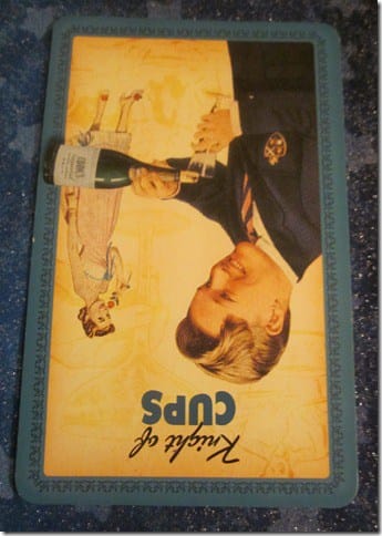 Everyday Tarot, 05/30/11: Punch-Drunk / Inverted Knight of Cups