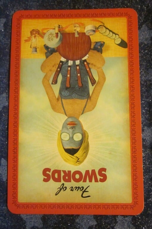 Everyday Tarot, May 17, 2011: And...Exhale / Inverted Four of Swords Everyday Tarot
