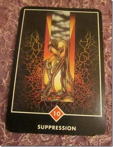 Everyday Tarot, 06/07/11: Breaking Free! 10 of Fire