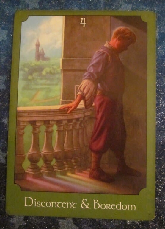 Everyday Tarot, 06/16/11: Planting a New Garden / 4 of Cups