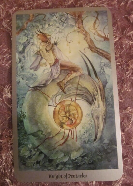 Everyday Tarot, 07/05/11:  The Light Out Front | Knight of Pentacles