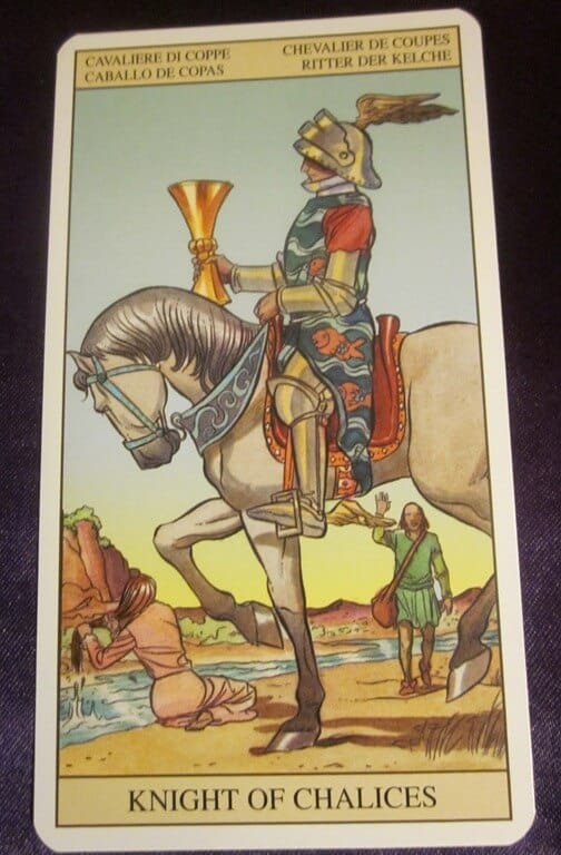 Everyday Tarot, 07/08/11: Packing Emotional Baggage w/Knight of Cups
