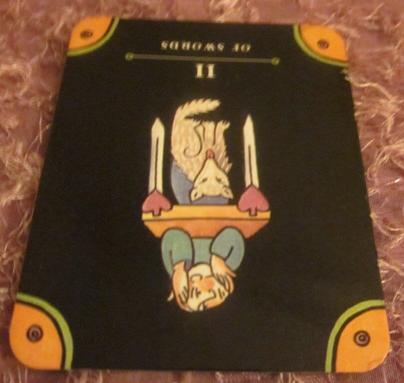 Everyday Tarot, 07/23/11: Don't Have to Force the Issue | Rev 2 of Swords Everyday Tarot