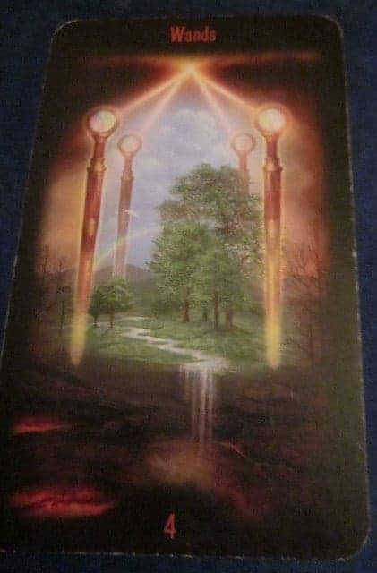 Create Your Own Sancturary | Four of Wands