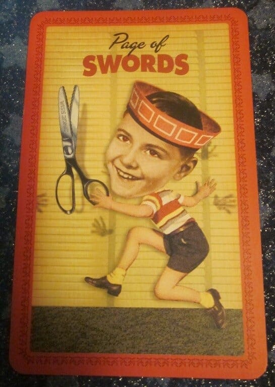 08/06/11: Watch Your Mouth! | Page of Swords