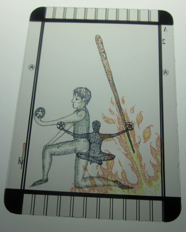 08/18/11: Procrastination in a Pretty Dress | Knight of Pentacles, Ace of Wands, Two of Pentacles