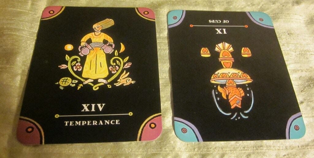 09/27/11: Mixing Fire and Water | Temperance, Reversed Nine of Cups