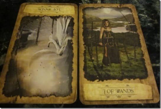 10/01/11: Path of the Freak | Rev.3 of Wands, 7 of Wands Everyday Tarot