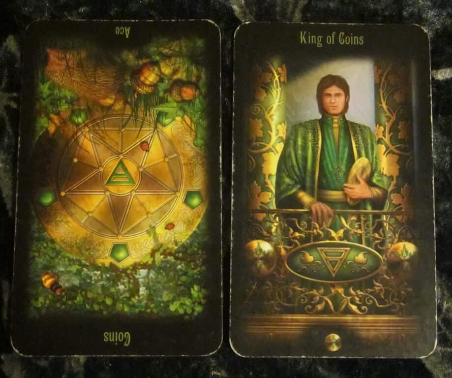 10/07/11: Investing | Rev. Ace of Pentacles, King of Pentacles