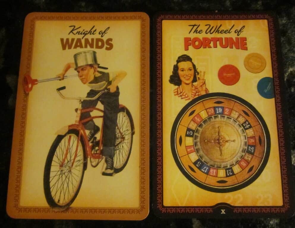 10/02/11: Making Your Own Luck | Knight of Wands, Wheel of Fortune