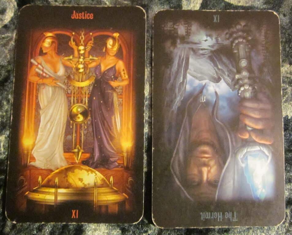 10/16/11: No Navel Gazing | Justice, Hermit Reversed