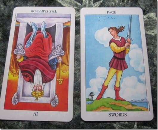 12/21/11: Say What You Mean Already! | Emperor, Page of Swords