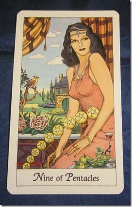 01/08/12: Study Time! | Nine of Pentacles