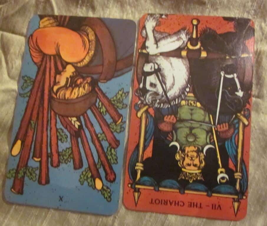 01/23/12: Your Business versus Mine | Rev 10 of Wands, Rev Chariot