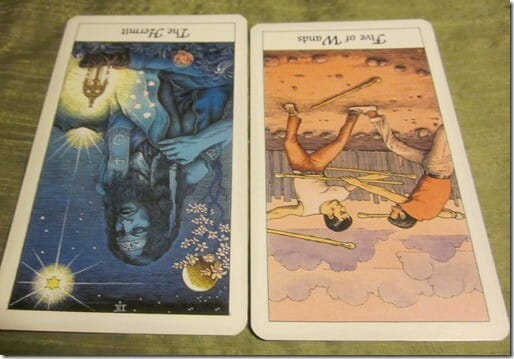 03/19/12: Conflict Mirrors | Rev Hermit, Rev 5 Wands