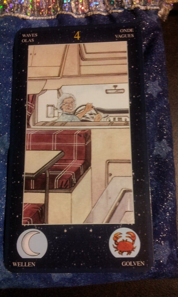 04/26/12: Mama's Driving! | 4 Cups Everyday Tarot