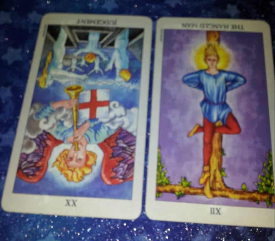 04/13/12: Revenge? | Rev Judgment, Hanged Man Everyday Tarot