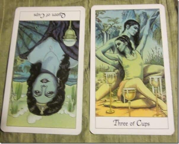 06/13/12: Emotional Breakdowns | Queen of Cups, 3 of Cups