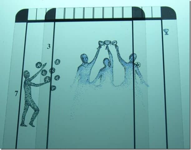 06/04/12: Reflection via the Tribe | 7 Pentacles, 3 of Cups