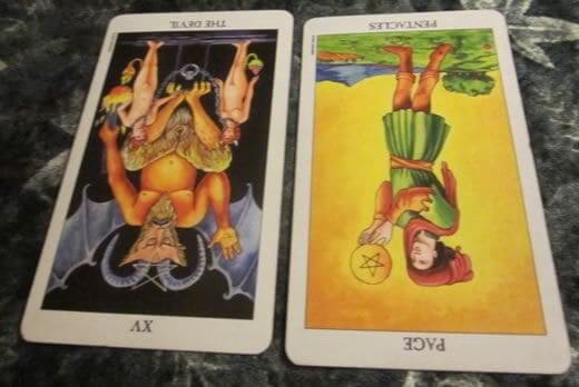 07/15/12: Cost of Dropping the Chains |rev Devil, rev Page Pentacles