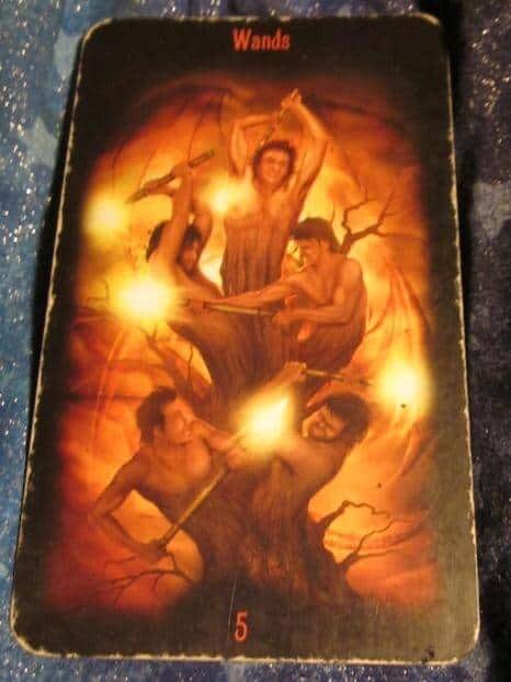 08/08/12: Branches of the Same Tree | Five of Wands