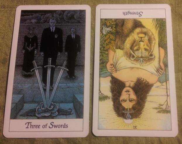 08/24/12: On the Mend from Heartbreak | 3 Swords, rev Strength