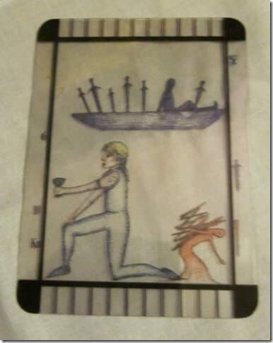 11/21/12: Lay off the wine and pick up the sticks! | 6 Swords, Knight Cups 10 Wands