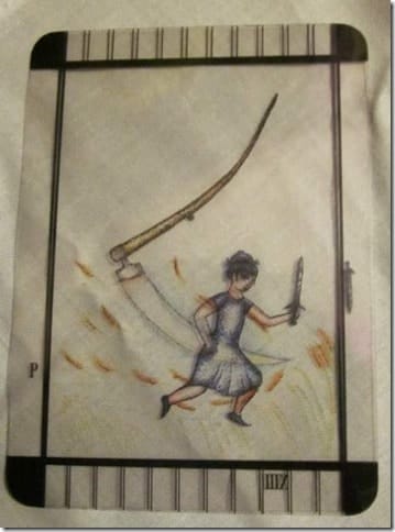 11/22/12: Words that Kill | Death, Page Swords Everyday Tarot