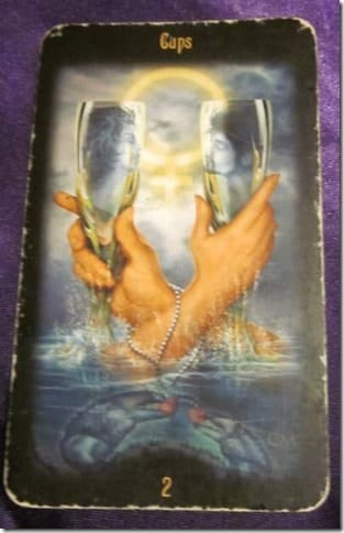 12/26/12: Be the Love to Feel the Love | 2 of Cups