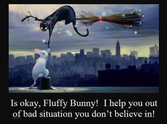 Fluffy Bunny Psychicism (Right Does NOT = Light)