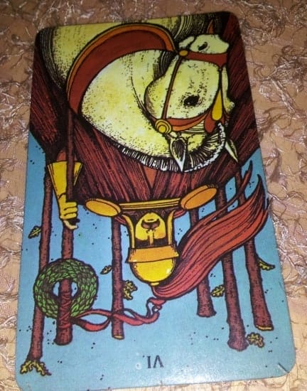 Inverted Six of Wands: In the Moment