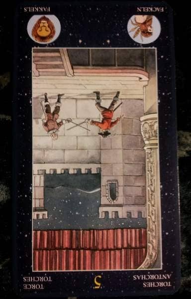 03/05/13: Unnecessary Drama / 5 of Wands Rev