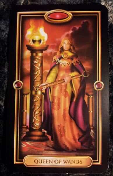 04/28/13: Burn Hot / Queen of Wands Everyday Tarot
