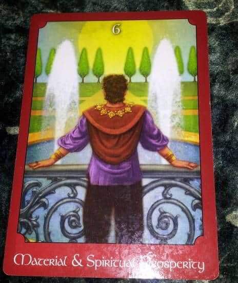 04/12/13: Building with Thrown Bricks / 6 of Pentacles