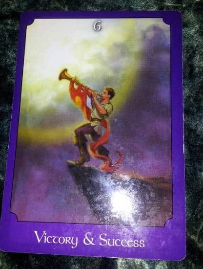04/10/13: Celebrating with the Chorus / 6 Wands Everyday Tarot