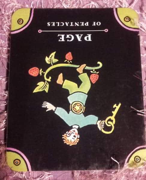 06/21/13: Detail Overload / rev Page of Pentacles