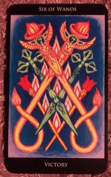 07/15/13: Public Kudos / 6 of Wands Everyday Tarot