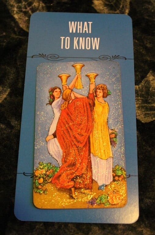 01/20/14: Not Alone / 3 of Cups