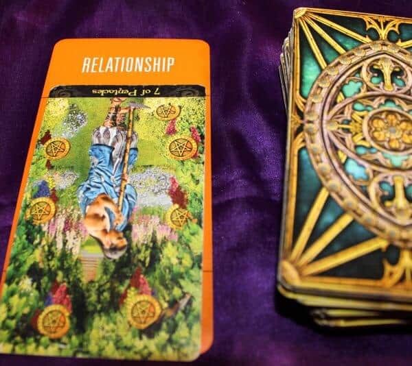 04/12/14: Relationship Repair / 7 of Pentacles Reversed