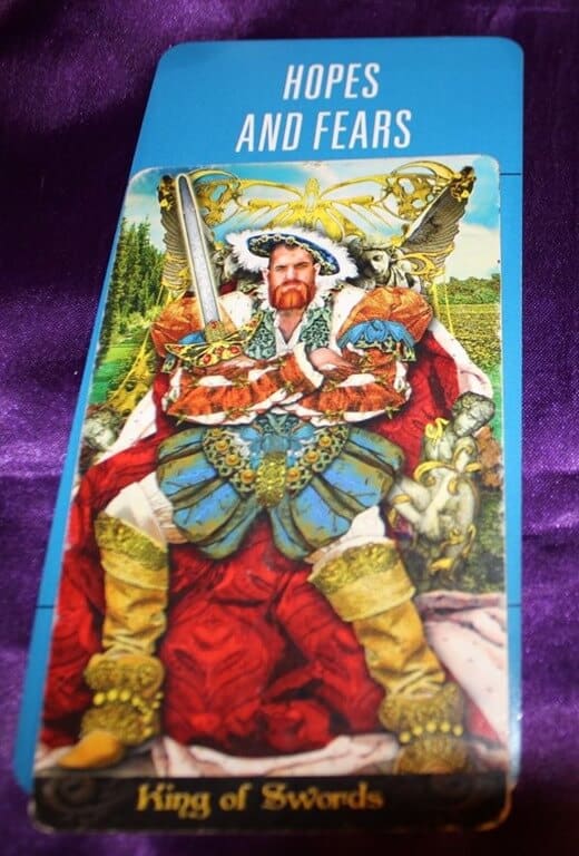 04/09/14: Performance Anxiety / King of Swords Everyday Tarot