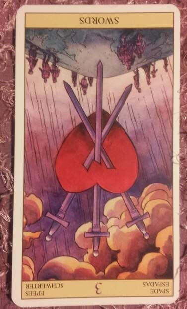 12/17/12: The Lightening | Rev 3 of Swords Everyday Tarot