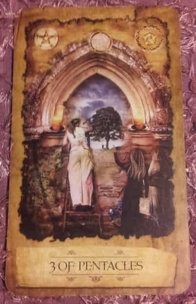 11/28/12: Planning your creativity | 3 of Pentacles