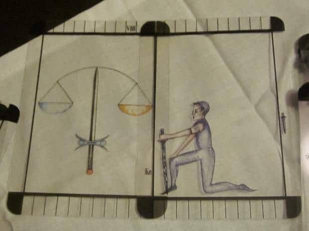 11/23/12: Weigh your Words | Justice, Knight of Swords