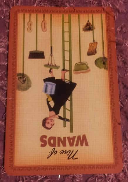 12/03/12: Long enough | 9 of Wands rev