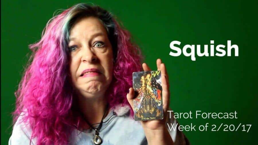 Squish: Weekly Tarot, 02/20-26, 2017 Everyday Tarot