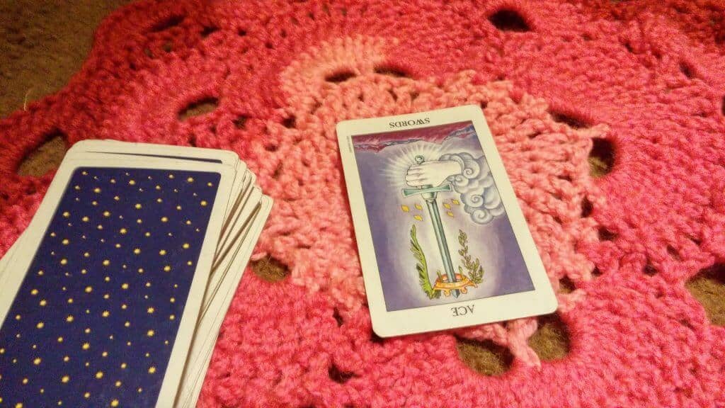Focus, Sparky! Ace of Swords Reversed Everyday Tarot