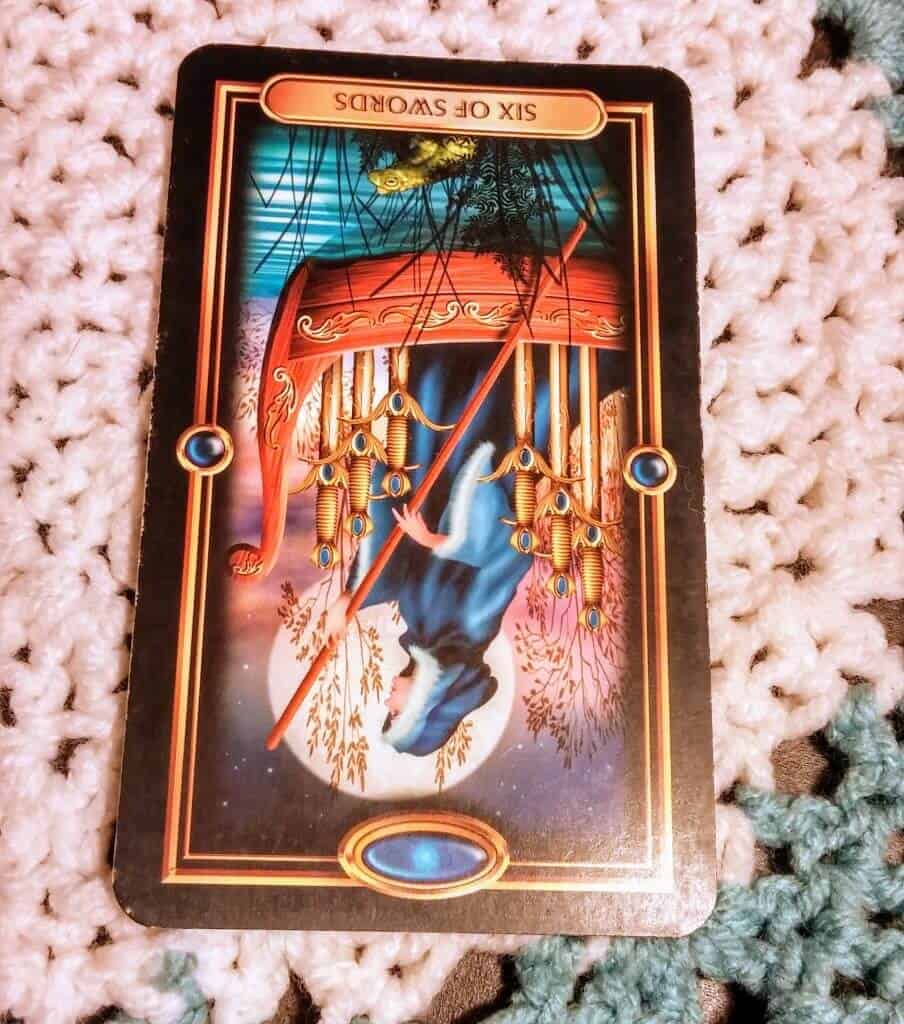 Six of Swords Reversed: Who's to Blame? Everyday Tarot