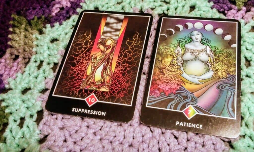 Choosing My Part: Ten of Wands & Seven of Pentacles Everyday Tarot