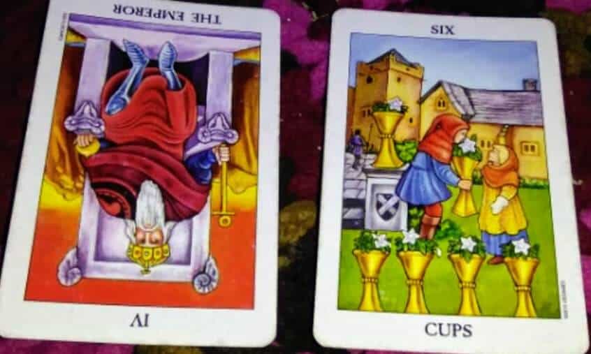 Emperor Rx & Six of Cups: Making Way by Letting Go Emperor Rx & Six of Cups: Making Way by Letting Go Everyday Tarot